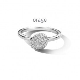 Bague argent Orage R8018