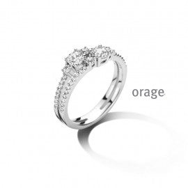 Bague argent Orage R8020