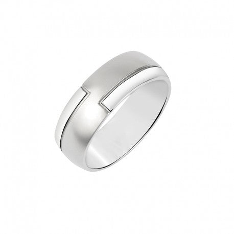 Bague Homme acier Sector