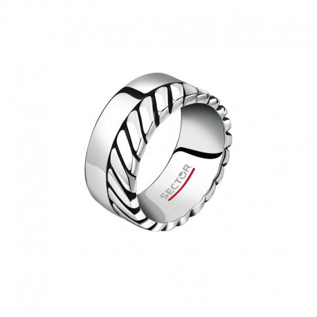 Bague acier Homme Sector